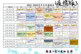 这所大学曝光学生作息表，细节拉满了......图片