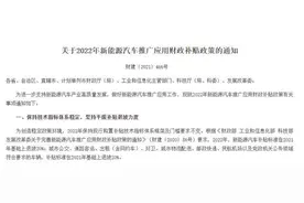 2022年新能源国补退坡30%，部分新能源车企宣布涨价图片