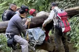 台湾一景点惊现男尸吊挂在山坡 同行友人失踪图片