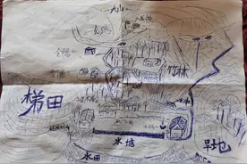手绘家乡地图在抖音寻亲，河南男子被拐33年后找到家图片