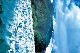 最冷的时节，看难得一见的冰冻景观图片