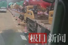 泉南高速衡阳段9车连环追尾，伤者送医救治图片