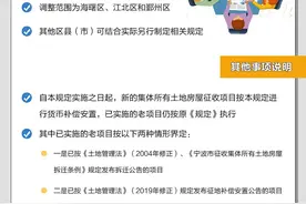 海曙、江北、鄞州农房拆迁货币安置补偿奖励标准提高图片