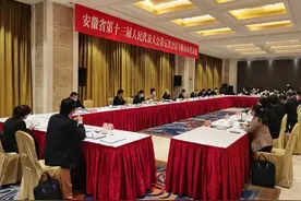 王金山郭强沈素琍参加马鞍山代表团审议《政府工作报告》图片