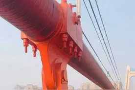重庆鹅公岩轨道大桥一根螺杆断裂，桥梁专家：要做全面检查图片