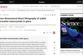 点亮全球首块纳米三维立体屏！上理工光子芯片研究院成果登上《科学》正刊图片