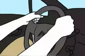 你握方向盘的姿势真的对吗？当心，这几种姿势最容易出事故图片