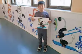 童心绘冬奥，星月湾幼儿园学子手绘吉祥物为冬奥加油图片