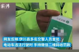 河南警方通报交警使用二维码收款 一男子上前询问后被反手控制图片