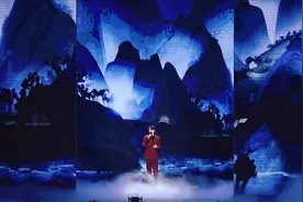 北京台虎年春晚 | 蔡徐坤为抗疫英雄献唱，数字化演绎《千里江山图》图片