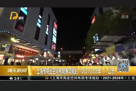 《上海市商业空间布局专项规划（2021-2035年）》公示视频封面