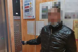 行拘5天！与门卫发生口角后，南宁一送餐员朝电梯按键吐口水图片