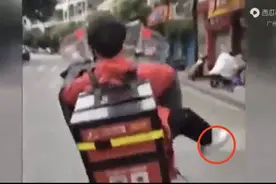 外卖小哥街头炫技“翘车头”？广州交警出手了图片