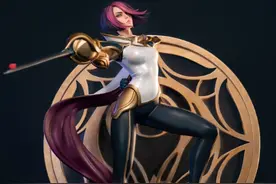 开天工作室英雄联盟无双剑姬菲奥娜1/4雕像 售价5398元图片