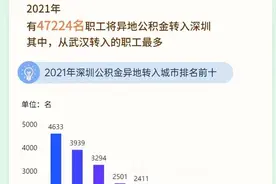 深圳去年人才流动观察：武汉人爱来深圳，深圳人愿去上海图片