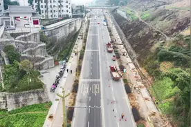 雅安市中心城区“一环路”名山段建设项目有序推进图片