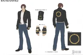 《拳皇15》公开草薙京设定图 自由操纵草薙的火焰图片