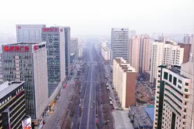 航拍按下“暂停键”的廊坊图片