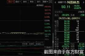 中一签最多亏7925元！思林杰上市首日破发！年内破发新股达8只图片