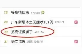 买不了、卖不出、撤不了？招商证券突然“崩了”，官方回应来了图片