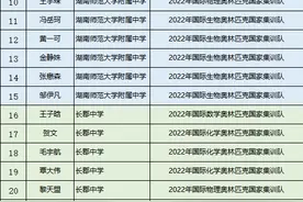湖南31名学生获清华北大保送资格，总人数居全国第二图片