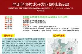 明确了！昆明市经开区规划1110班小学和528班初中图片