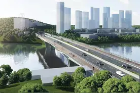 黄柏河大桥拆除重建工程开工图片