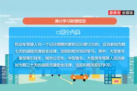 别任性！驾驶人频繁违法记满分，“回炉”学习时限由7天增加至最多120天图片