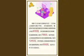 枣庄城乡居民最低生活保障提高至830元、700元图片