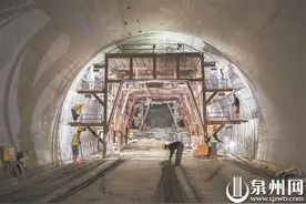 泉南高速改扩建工程有序推进 白云岩隧道预计年底贯通图片