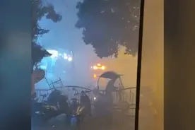 13级狂风伴随暴雨冰雹！四川安岳遭遇强对流天气图片