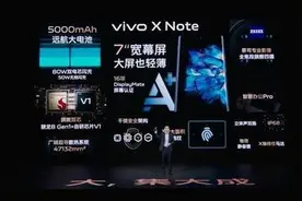 7英寸大屏商务旗舰亮相 瑞声科技助力vivo X Note打造影音触感机皇体验图片