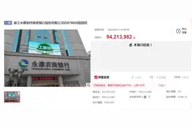 1.38亿元！永康农商行3355万股拍出“铁牛系”应建仁等偿债图片