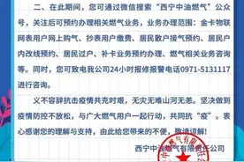 关于西宁市燃气营业大厅及网点暂停营业的公告图片