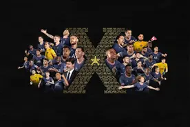 梅西世界波破门，巴黎圣日耳曼提前夺法甲冠军图片