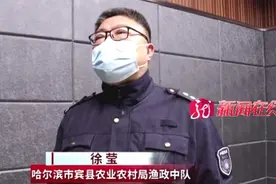 想得挺美！哈尔滨男子非法捕鱼两千斤，作案动机令人无语图片