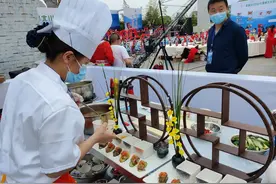 馋到流口水！四川北川21名选手烹羊厨艺大比拼“奶汤鱼羊鲜”获最佳创意图片