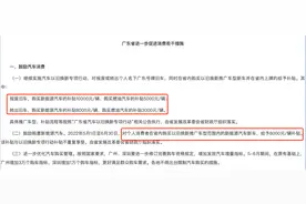 广东重磅促消费政策来了！买新能源车每辆补贴1万元，燃油车也补5000元图片
