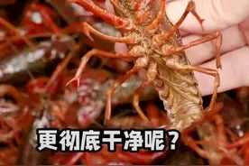 小龙虾这样洗！才能洗得干净，吃得放心图片