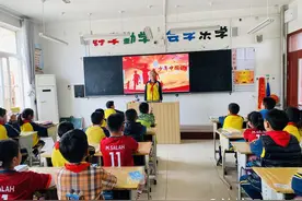 泰山区上高学校开展“少年中国说”演讲比赛图片