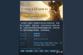 Steam每日特惠：《文明6白金版》0.8折《大表哥2》半价图片