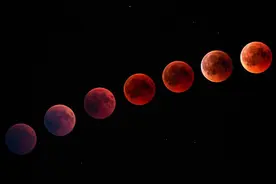 “超级月亮”邂逅月全食，中国完美错过一轮“血月”图片