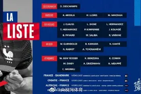 法国队大名单出炉图片