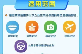 一张图看明白：特困行业阶段性缓缴企业社保费政策要点图片