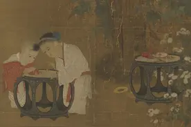 故宫藏画里的婴戏：促织、逗猫、击球、斗草……图片