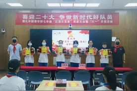 “红领巾奖章”与德育活动结合，激励少先队员健康成长图片