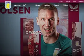 官方：阿斯顿维拉从罗马队买断瑞典国门奥尔森图片