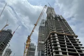 上海在建最高双塔进展如何？记者带你探现场图片