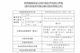贵州安龙农商银行因信贷资金用于归还公司债券本息等被罚50万元图片