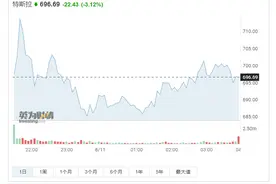 特斯拉申请按3比1拆股，盘后一度涨超2.5%图片